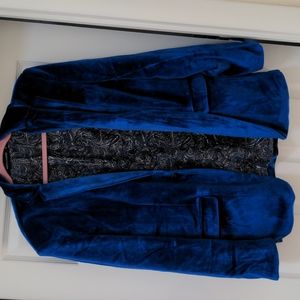 Men's Blue Velvet Blazer